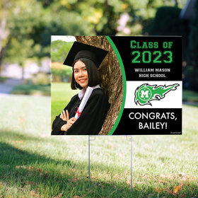 Personalized Graduation Yard Sign New Grad with Photo