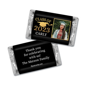 Personalized Golden Graduation Cap Hershey's Miniatures