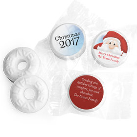 Personalized Christmas Santa Life Savers Mints