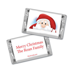 Christmas Personalized Hershey's Miniatures Wrappers Just Santa