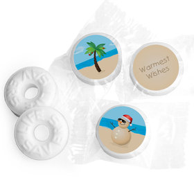 Happy Holidays Personalized Life Savers Mints Beach Wishes