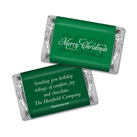 Christmas Personalized Hershey's Miniatures Wrappers Merry Wish