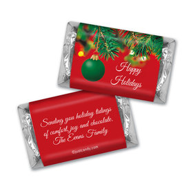 Christmas Personalized Hershey's Miniatures Happy Holidays Ornament