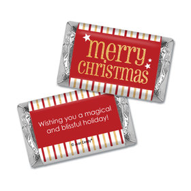 Personalized Shimmering Christmas Hershey's Miniatures