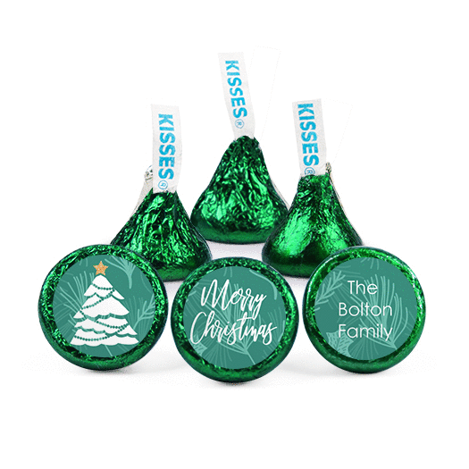 Personalized Oh Christmas Tree Hershey's Kisses