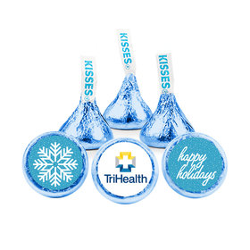 Personalized Christmas Wintry Wishes Hershey's Kisses