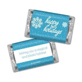 Personalized Christmas Wintry Wishes Hershey's Miniatures