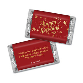 Personalized Happy Holidays Hershey's Miniatures