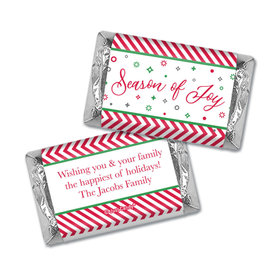 Personalized Christmas Season of Joy Hershey's Miniatures