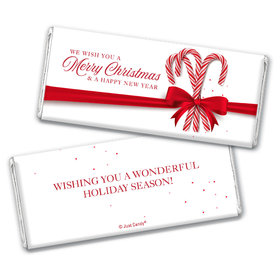 Personalized Merry Christmas Chocolate Bar & Wrapper