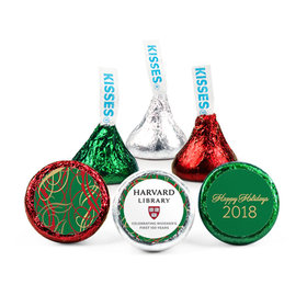 Personalized Christmas Scrolls Hershey's Kisses