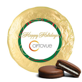 Personalized Christmas Swirls Chocolate Covered Oreos