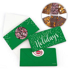 Personalized Christmas Simple Holidays Add Your Logo Gourmet Infused Belgian Chocolate Bars (3.5oz)