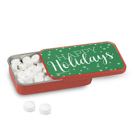 Personalized Christmas Simply Holidays Mint Tin (12 Pack)