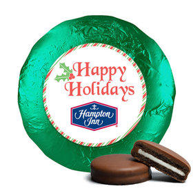 Personalized Christmas Stripes Chocolate Covered Oreos
