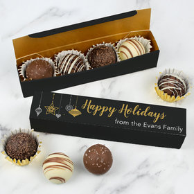 Personalized Christmas Truffles Once Upon A Holiday - 4 pcs