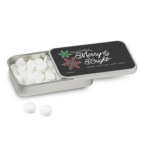 Personalized Christmas Merry & Bright Mint Tin