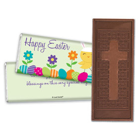 Personalized Easter Embossed Chocolate Bar Bunny and Egg Hunt