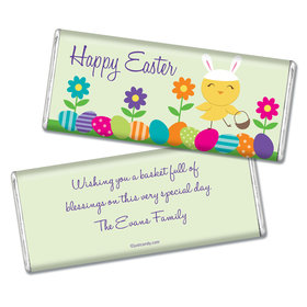 Easter Personalized Chocolate Bar Bunny and Egg Hunt