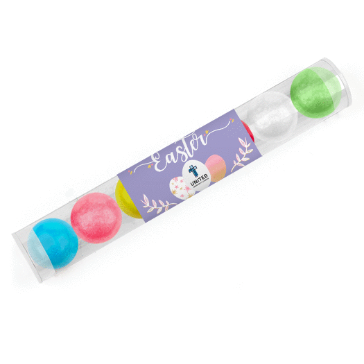 Personalized Easter Add Your Logo Gumball Tube