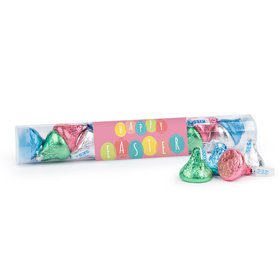 Easter Egg Party Gumball Tube with Hershey's Kisses