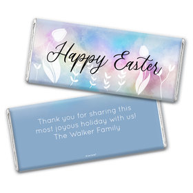 Personalized Easter Timeless Tulips Chocolate Bars