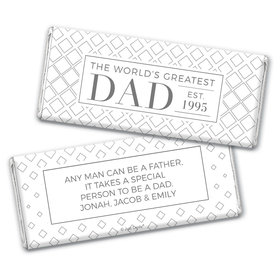 Personalized Father's Day Classic Dad Chocolate Bar