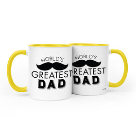 Father's Day Greatest Dad 11oz Mug Empty