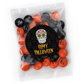 Halloween Day of the Dead Candy Bag with JC Minis Milk Chocolate Gems