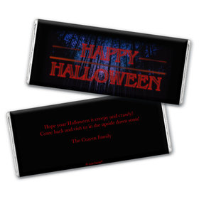 Personalized A Stranger Halloween Chocolate Bar Wrappers Only