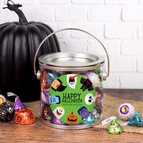 Personalized Halloween Gift Paint Can - Monster Party