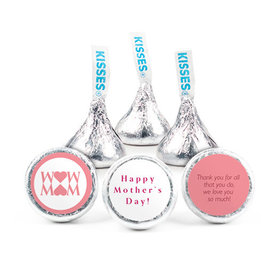 Personalized Mother's Day Heart Hershey's Kisses