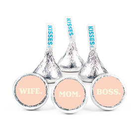 Mother's Day Wife. Mom. Boss. 3/4" Stickers (108 Stickers)