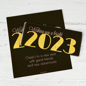 Personalized New Year's Eve Bright New Year Chocolate Bar Wrappers