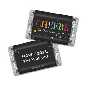 Personalized New Year's Eve Cheers Hershey's Miniatures