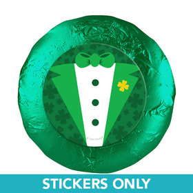 St. Patrick's Day Tux 1.25" Stickers (48 Stickers)
