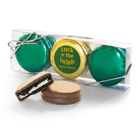 Personalized St. Patricks Day Luck 3PK Chocolate Covered Oreo Cookies
