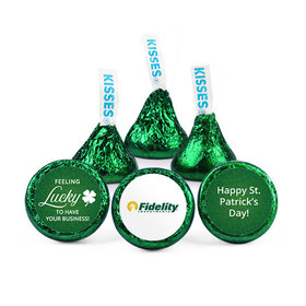Personalized St. Patrick's Day Feeling Lucky Add Your Logo Hershey's Kisses