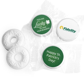 Personalized St. Patrick's Day Feeling Lucky Add Your Logo Life Savers Mints