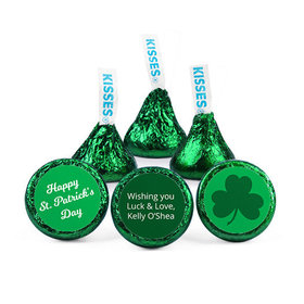 Personalized St. Patrick's Day Clover Hershey's Kisses