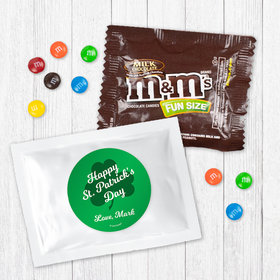 Personalized St. Patrick's Day Clover Milk Chocolate M&Ms