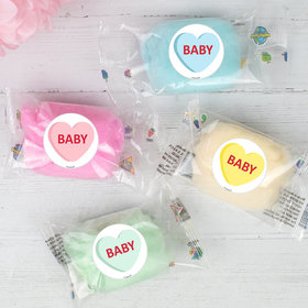 Personalized Valentine's Day Cotton Candy (Pack of 10) Favor - Conversation Heart
