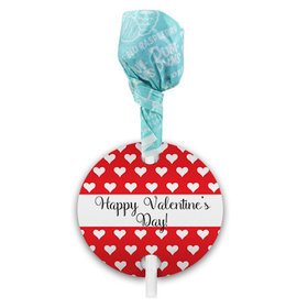 Valentine's Day Little Hearts Dum Dums with Gift Tag (75 pops)