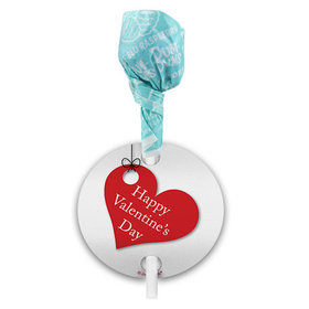 Valentine's Day Hanging Hearts Dum Dums with Gift Tag (75 pops)