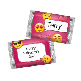 Personalized Valentine's Day Hershey's Miniatures Emoji