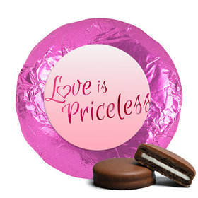 Valentine's Day Love is Priceless Milk Chocolate Covered Oreos