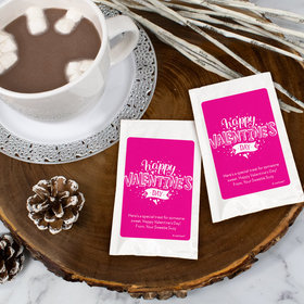 Personalized Valentine's Day Hot Cocoa - Hearts and Hugs