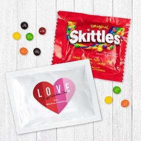 Personalized Valentine's Day Color Block Love Skittles