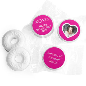 Personalized Valentine's Day XOXO Add Your Photo Life Savers Mints