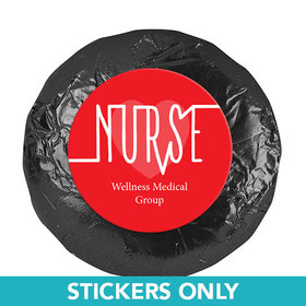 Personalized Nurse Appreciation 1.25" Stickers Nurse Pulse (48 Stickers)